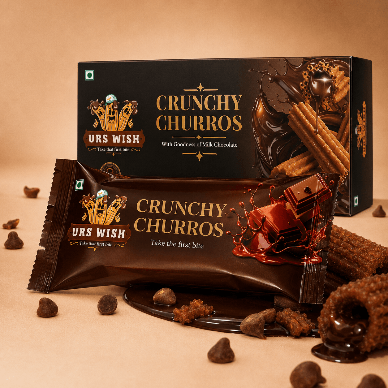 Mini Crunchy Churros Original